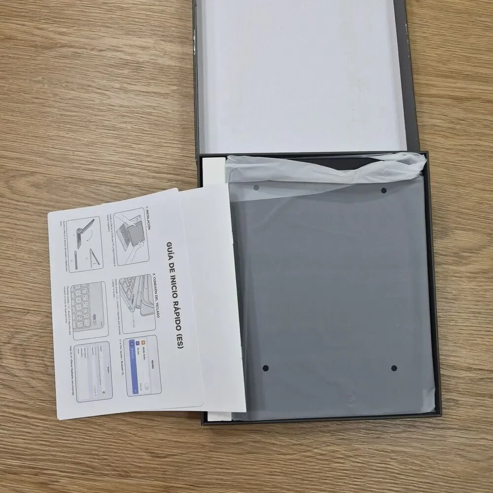 Dexnor for iPad 9th Generation Case with Keyboard Floating Cantilever Black